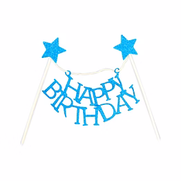 hanging cake topper