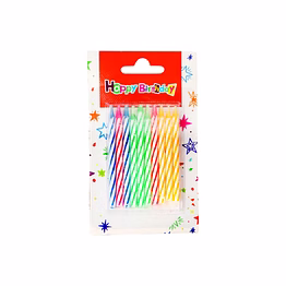 10pc twisted candle