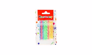 10pc Twisted Candle