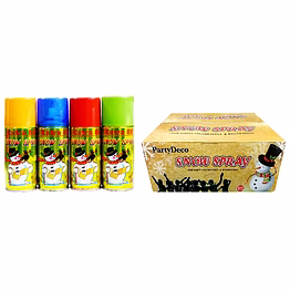 golden colour snow spray