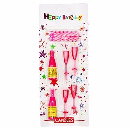 bottle candle