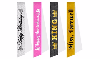 Glitter Sash