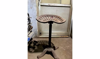 Cast iron bar stool