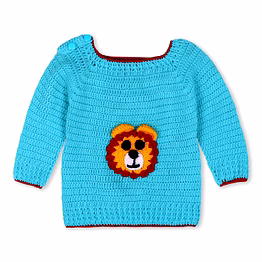 handmade crochet knitted sweater for boys & girls for wedding birthday party photography baby showers new born 0-24 months above made in india