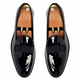 Black Penny Handmade Formal Shoes