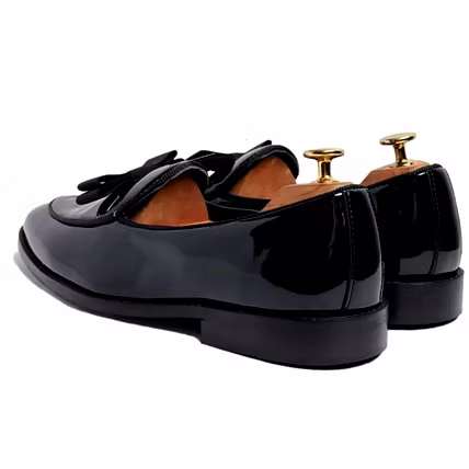 Black Penny Handmade Formal Shoes-3