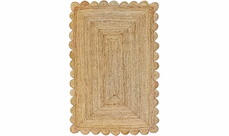 Jute area rug