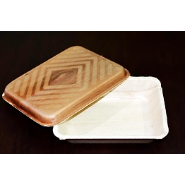 100 Oils - Ajaa Industries Areca Palm Leaf Container with Cover