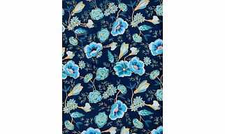 100% Viscose Natural crepe Position Printed Fabric