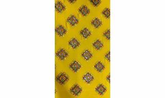 MULTI COLOUR THREAD WITH 3+5 MM SEQUENE EMBROIDERY FABRIC