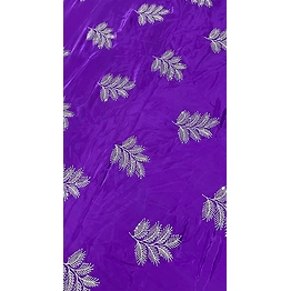 Texdiva international pvt. ltd Jari Thread 2mm Sequence Embroidery Fabric