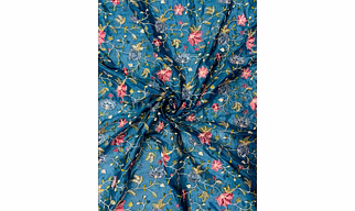 3mm Water sequence all over embroidery fabric