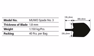 MUWO Spade NO. 3