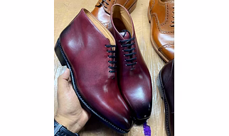 Buwch Goodyear Welted  Leather Handmade Chukka boot for men