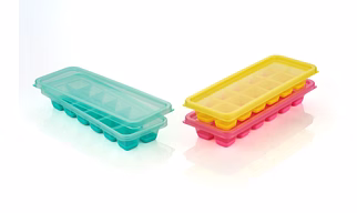 Pop Up Ice Cube Trays with Lid