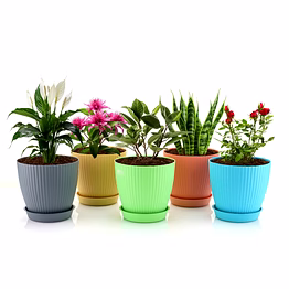 flower pot - 5 pcs set