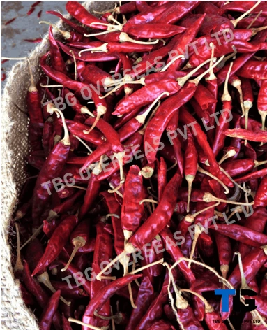 Authentic Red Dry Chilli Pepper S 4/S 334 Sannam Chilli; Superior Quality; Bulk Supply; Best Prices; Whole; With Stem; Without Stem;-12601364