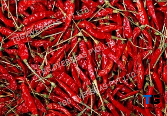 Authentic Red Dry Chilli Pepper S 4/S 334 Sannam Chilli; Superior Quality; Bulk Supply; Best Prices; Whole; With Stem; Without Stem;-1