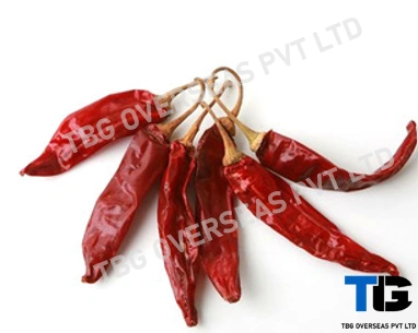 Authentic Red Dry Chilli Pepper S 4/S 334 Sannam Chilli; Superior Quality; Bulk Supply; Best Prices; Whole; With Stem; Without Stem;-2