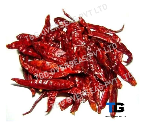 Whole S 12 Sannam Chillies; Superior Quality, Bulk Supply, Best Prices; With Stem; Without Stem;-1