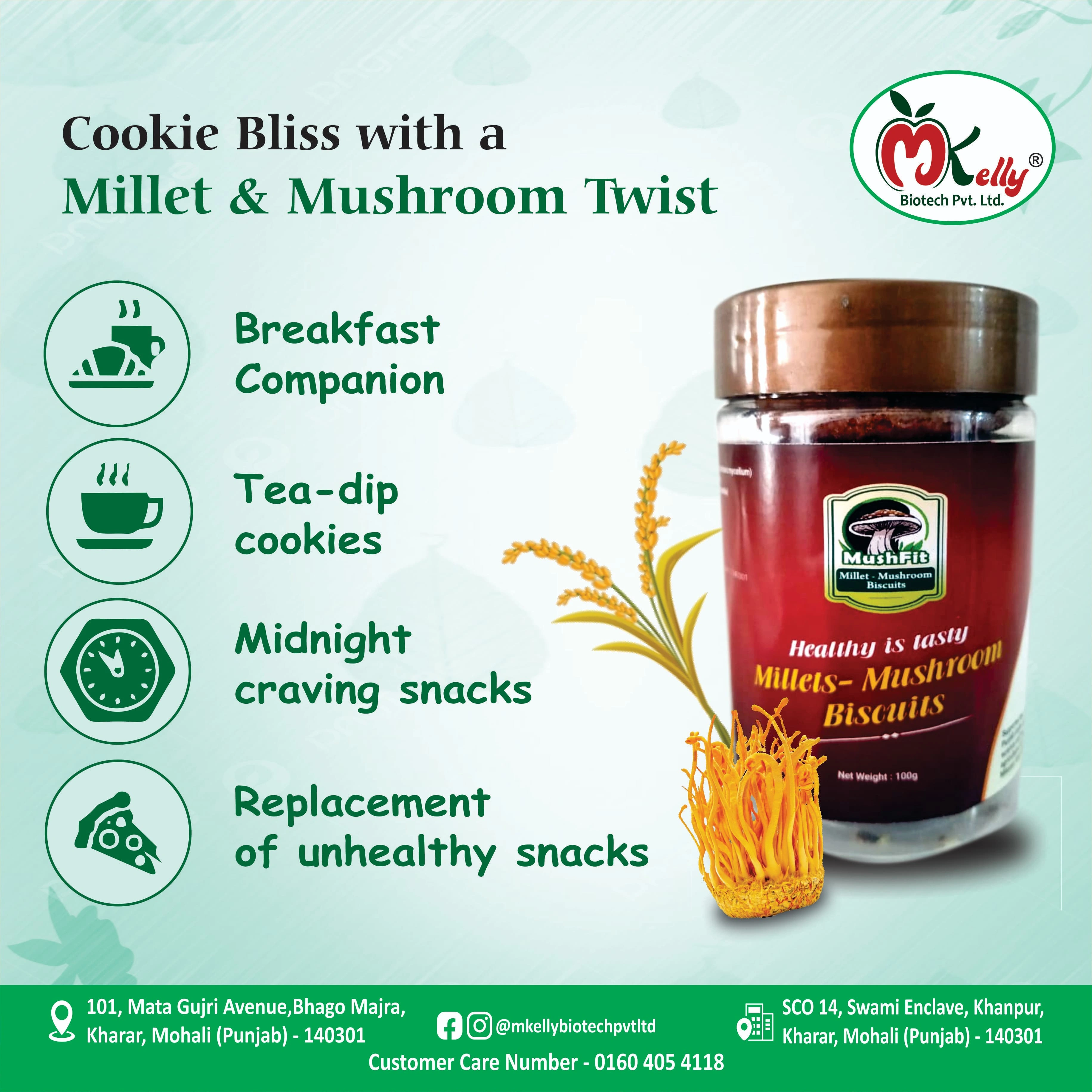 Mushfit (Millets Mushroom Biscuits)-2