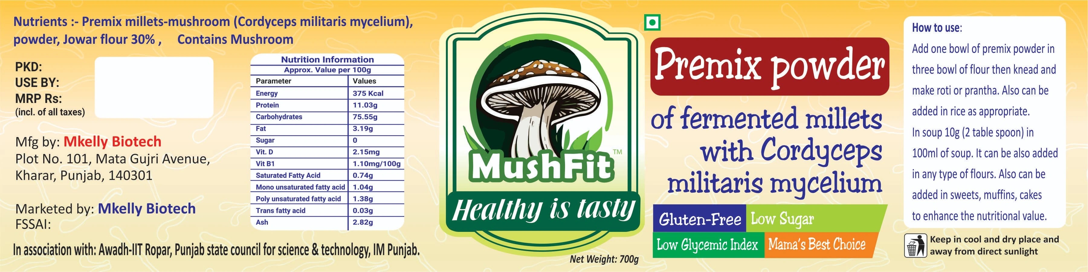 Mushfit Premix Powder-12565168