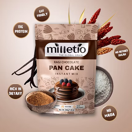 Ragi Chocolate Pan Cake-2