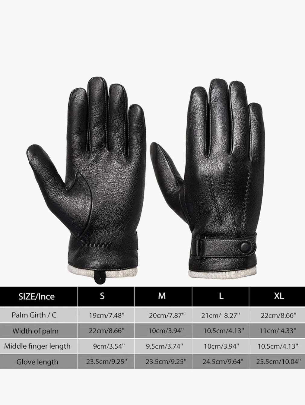 Leather gloves LG001-2