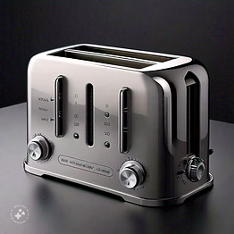 2 slice all stainless steel toaster