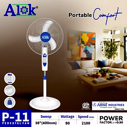 alok pedestal fan