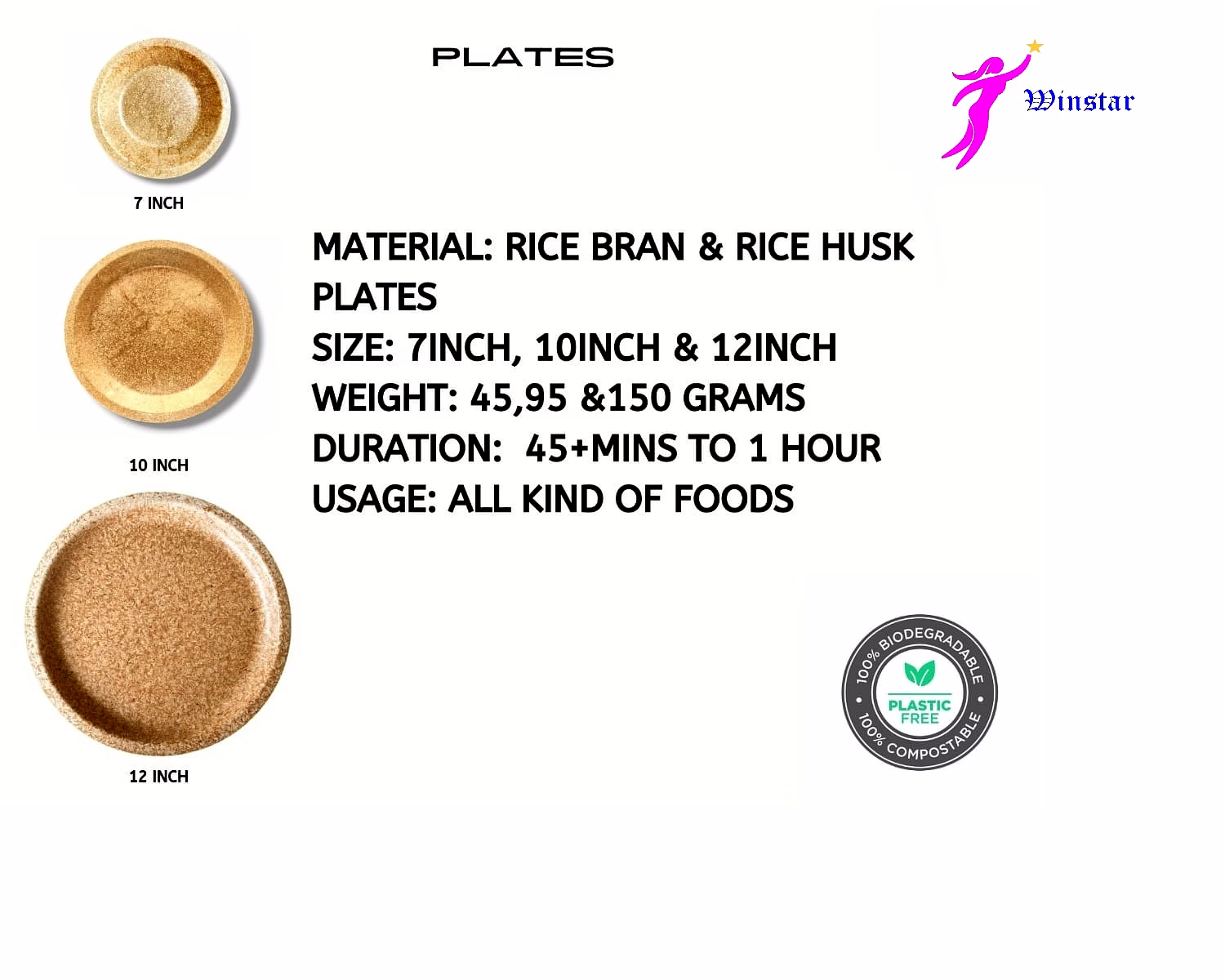 bio degradable plates