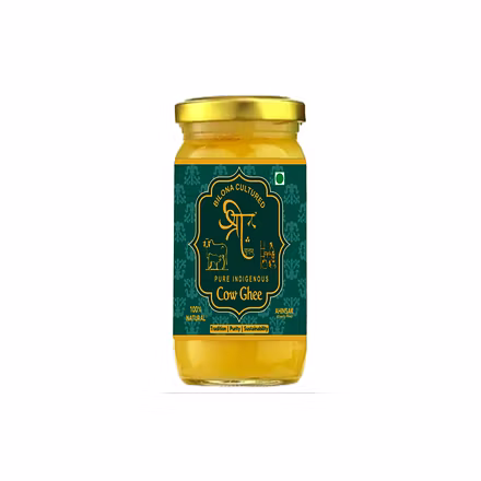 Desi Cow Ghee/ A2  Bilona Ghee - Shree Ghritam 250 g-250g-8