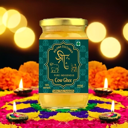 Shree Ghritam 100% Organic A2 Cow Bilona Ghee-500ml-1