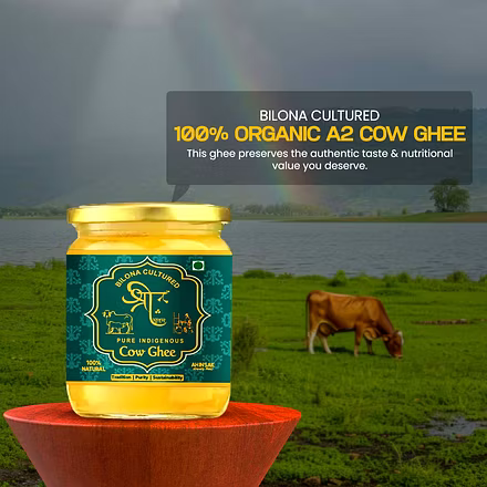 Desi Cow Ghee/ A2  Bilona Ghee - Shree Ghritam 250 g-250g-7