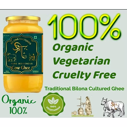 Desi Cow Ghee/ A2  Bilona Ghee - Shree Ghritam 250 g-250g-4