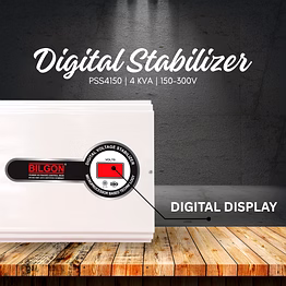 bilgon |pss4150prime | 4 kva | 150-300v| digital voltage stabilizer