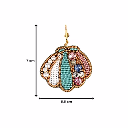 embroidery earrings