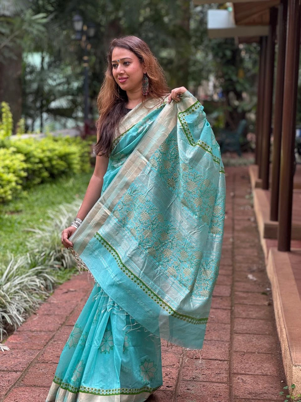 Traditional Authentic Hand-Made Saree - ORIGINAL DESIGN-12575774