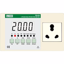 meco 1 phase multifunction appliance meter – trms with rs-485 port (model : em-09)