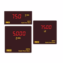meco 4 digit programmable ammeter / voltmeter - trms (model : smp72, smp48, smp96)