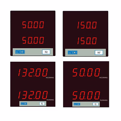 meco double voltmeter / double frequency meter