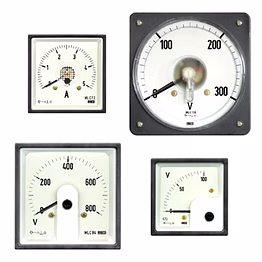 meco ac moving coil rectifier type din panel ammeter / voltmeter (model : c72, c96, mlc72, mlc96, mlc144, mlc110)