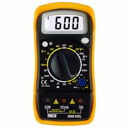 meco 3½ digit 2000 counts digital multimeter (model : dmm 830l)