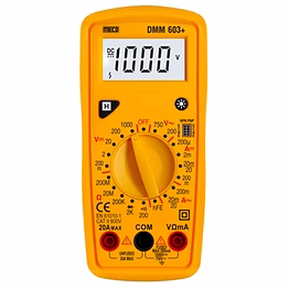 meco 3½ digit 2000 counts digital multimeter (model : dmm 603+)