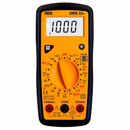 meco 3-1/2 digit 2000 count digital multimeter (model : 63+)