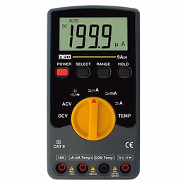 meco 3-1/2 digit 2000 count autoranging digital multimeter (model : 9a06)