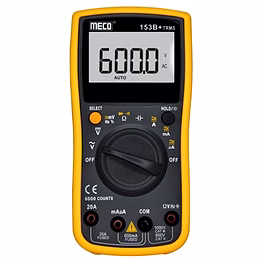 meco 3-5/6 digit 6000 count trms autoranging with holster (model : 153b+trms)