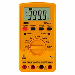 meco 3-3/4 digit 4000 count autoranging digital multimeter (model : 801auto)