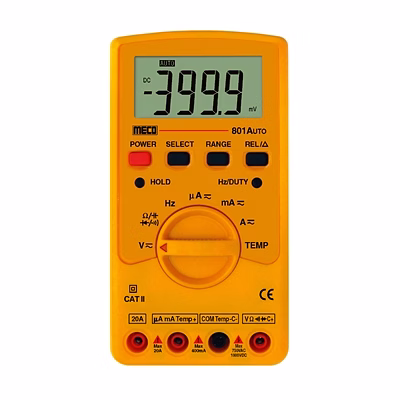 meco 3-3/4 digit 4000 count autoranging digital multimeter (model : 801auto)