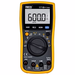 meco 3-5/6 6000 count trms autoranging dmm with temperature (model : 171b+trms)